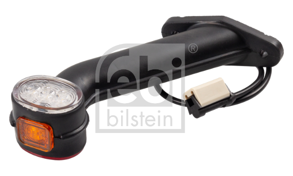 Lumina delimitare dreapta, portocaliu rosu alb, LED; latime 173mm lungime cablu 500mm, pe bratul lung, 12 24V (conector: CLICK-IN, IPIP67)