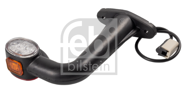 Lumina delimitare dreapta, portocaliu rosu alb, LED; latime 182mm lungime cablu 500mm, pe bratul lung, 12 24V (conector: CLICK-IN, IPIP67)
