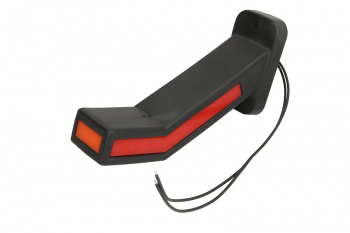 Lumina delimitare dreapta, portocaliu/rosu/alb, LED lungime cablu 240mm, pe brațul lung, 12/24V (tip: neon) [3]