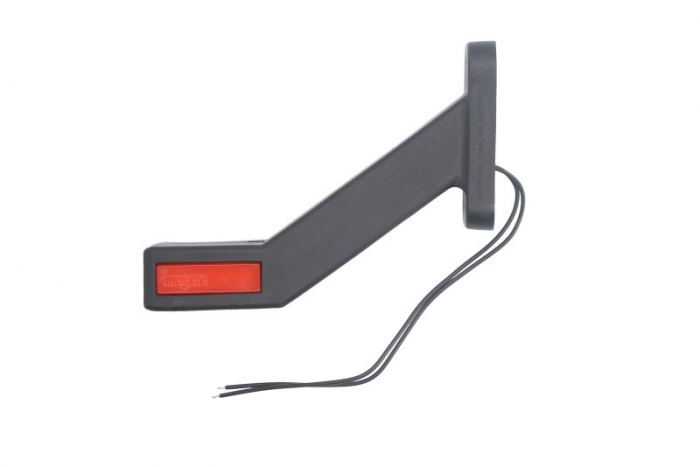 Lumina delimitare dreapta, portocaliu/rosu/alb, LED lungime cablu 240mm, pe brațul lung, 12/24V (tip: neon) [2]