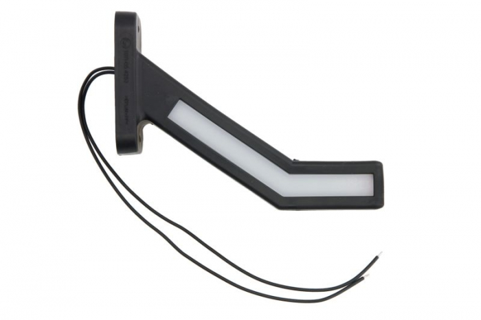 Lumina delimitare dreapta, portocaliu rosu alb, LED lungime cablu 240mm, pe bratul lung, 12 24V (tip: neon)