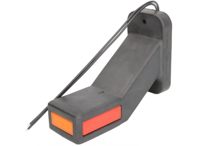 Lumina delimitare dreapta, portocaliu/rosu/alb, LED lungime cablu 240mm, pe brațul mediu-lung, 12/24V (tip: neon) [3]