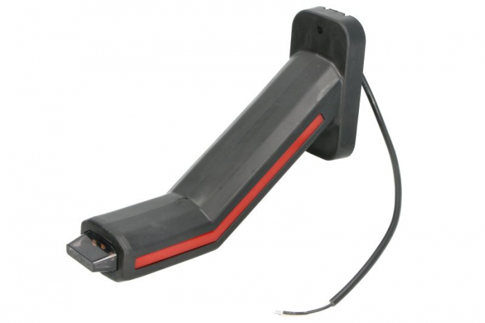 Lumina delimitare dreapta, portocaliu/rosu/alb, LED lungime cablu 400mm, pe brațul lung, 12/24V (IP6K9K) [3]