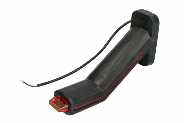 Lumina delimitare dreapta, portocaliu/rosu/alb, LED lungime cablu 400mm, pe brațul lung, 12/24V (IP6K9K) [3]