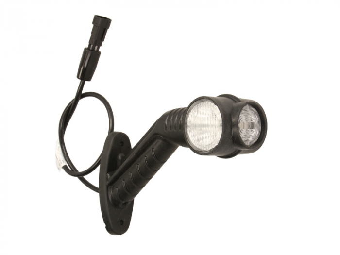 Lumina delimitare dreapta, portocaliu/rosu/alb, LED, lungime cablu 500mm, 24V [2]