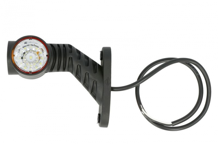Lumina delimitare dreapta, portocaliu/rosu/alb, LED lungime cablu 500mm, pe brațul mediu-lung, 12/24V [2]