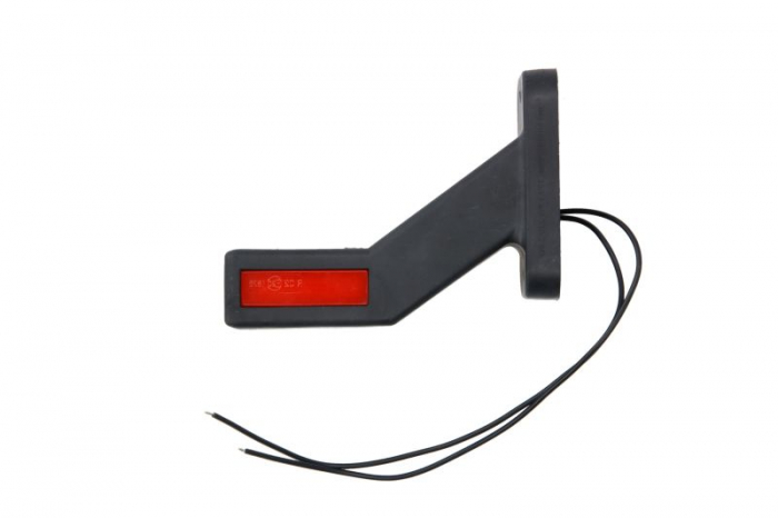 Lumina delimitare dreapta, rosu/alb, LED lungime cablu 240mm, pe brațul mediu-lung, 12/24V (tip: neon) [2]