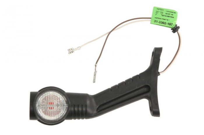 Lumina delimitare dreapta; SUPERPOINT III, portocaliu/rosu/alb, LED pe brațul lung, 24V (SUPERPOINT III) [2]