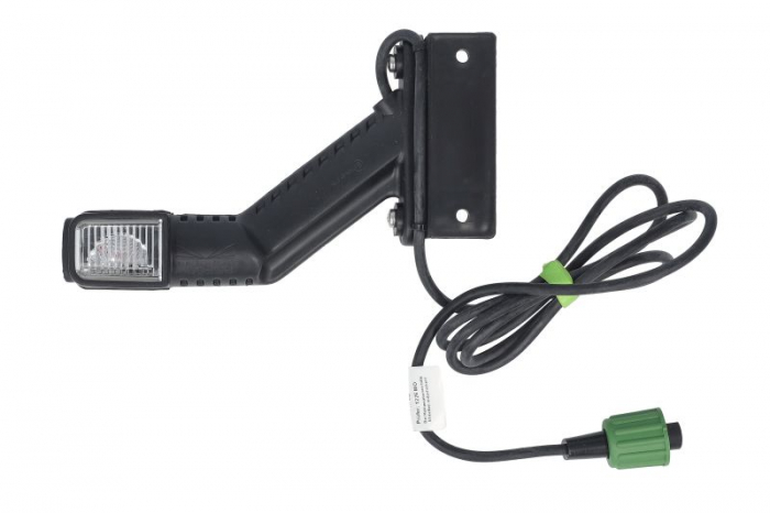 Lumina delimitare dreapta; SUPERPOINT IV, portocaliu rosu alb, LED lungime cablu 1500mm, pe bratul lung, 12 24V (conector: ASS2, IP69K, SUPERPOINT IV)