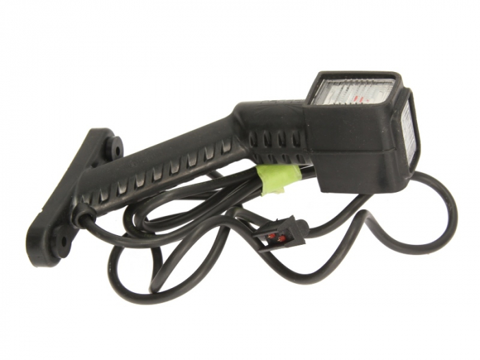 Lumina delimitare dreapta; SUPERPOINT IV, portocaliu/rosu/alb, LED lungime cablu 2000mm, pe brațul lung, 12/24V (conector: CLICK-IN, SUPERPOINT IV) [2]