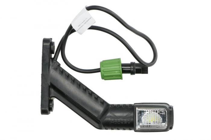 Lumina delimitare dreapta; SUPERPOINT IV, portocaliu rosu alb, LED lungime cablu 500mm, pe bratul lung, 12 24V (conector: ASS2, SUPERPOINT IV)