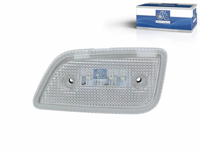 Lumina delimitare stanga, alb, 12 24V potrivit MERCEDES ACTROS MP4   MP5 07.11-
