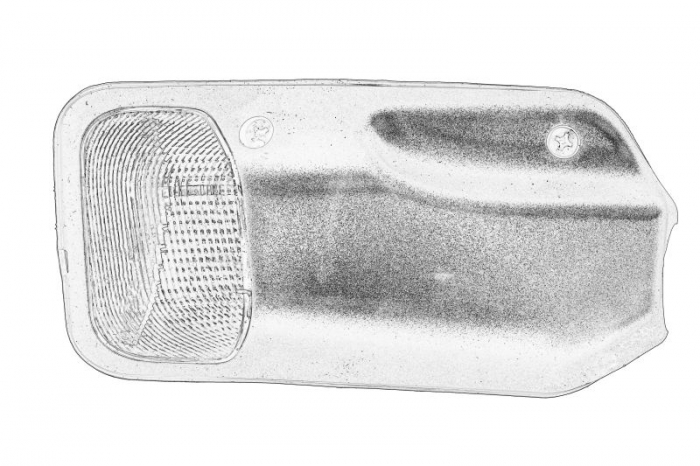 Lumina delimitare stanga, alb 12V potrivit IVECO DAILY III 05.99-07.07