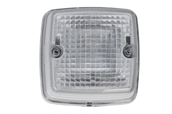 Lumina delimitare stanga dreapta; alb; C5W Halogen; inaltime 51; latime 84; adancime 84; surub fixare orizontala fixare verticala; 12 24V potrivit JOHN DEERE 1040, 1040F, 1040V, 1120, 1140, 1140F, 114