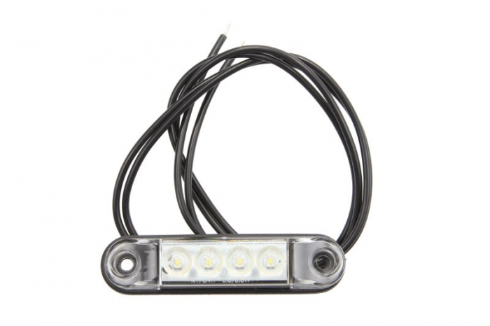 Lumina delimitare stanga/dreapta, alb, LED, inaltime 20mm; latime 79mm; adancime 11mm lungime cablu 500mm, 12/24V [1]