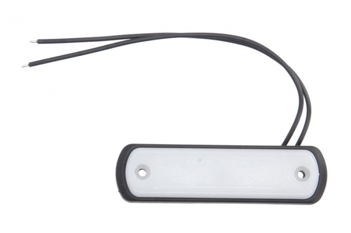 Lumina delimitare stanga/dreapta, alb, LED, inaltime 31mm; latime 110mm; adancime 13mm lungime cablu 220mm, 12/24V (tip: neon) [1]