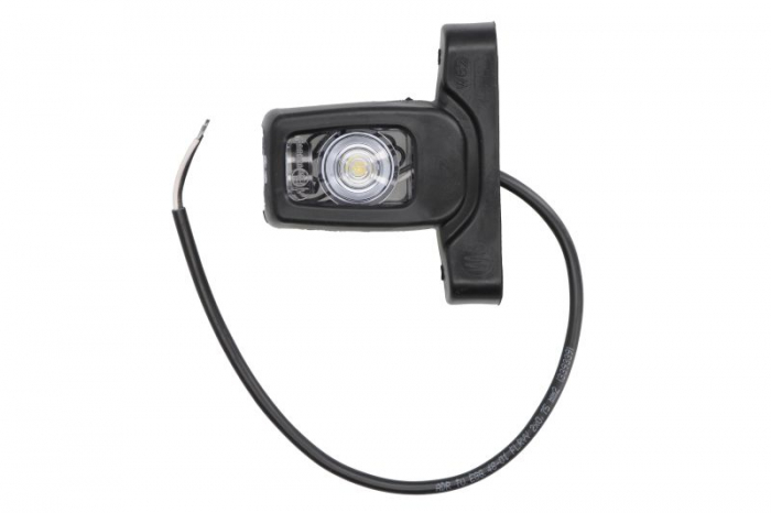 Lumina delimitare stanga dreapta, forma: dreptunghiular, portocaliu rosu alb, LED lungime cablu 330mm, brat scurt, 12 24V (IP66 IP68) potrivit ADR