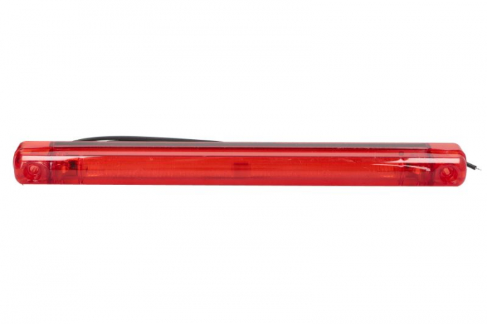 Lumina delimitare stanga dreapta, forma: dreptunghiular, rosu, LED; latime 247mm lungime cablu 380mm, fara prindere, 12 24V (IP66 IP68)
