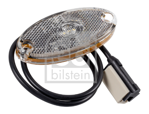 Lumina delimitare stanga dreapta, forma: oval, alb, LED, inaltime 45mm; latime 102mm; adancime 14 102mm lungime cablu 500mm, fara prindere, 12 24V (conector: CLICK-IN, IPIP67)