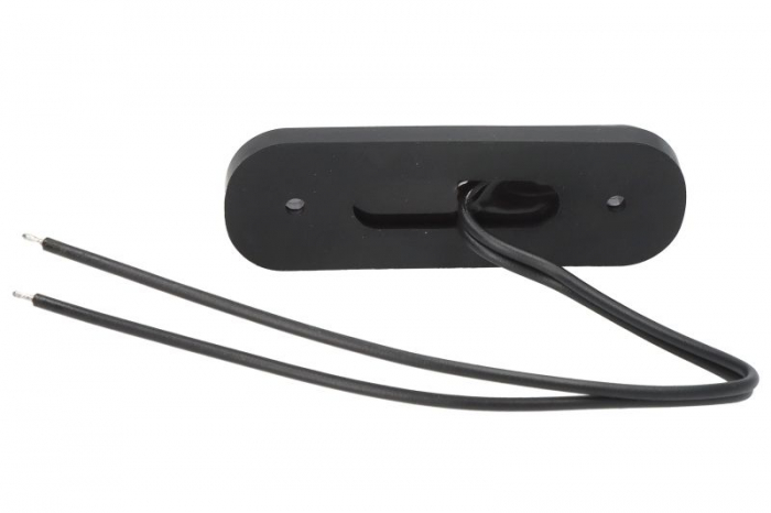 Lumina delimitare stanga/dreapta, forma: oval, portocaliu/fumuriu, LED, inaltime 24,2mm; latime 83,8mm; adancime 10,4mm lungime cablu 230mm, 12/24V (IP66/IP68) [2]