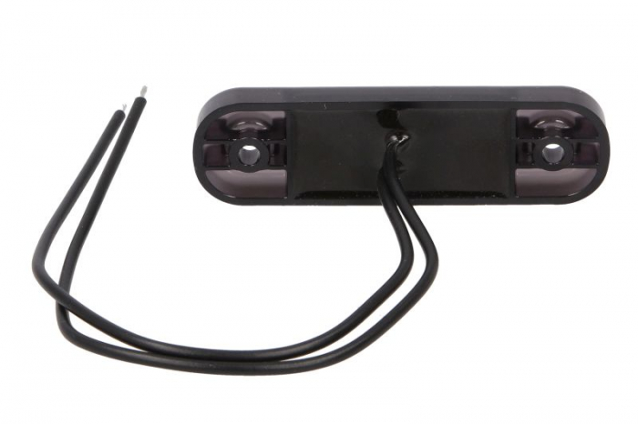 Lumina delimitare stanga/dreapta, forma: oval, portocaliu/fumuriu, LED, inaltime 24mm; latime 84mm; adancime 25mm lungime cablu 240mm, 12/24V (IP6K9K) [2]