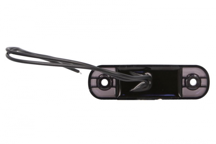 Lumina delimitare stanga/dreapta, forma: oval, portocaliu/fumuriu, LED, inaltime 24mm; latime 84mm; adancime 25mm lungime cablu 240mm, 12/24V (IP6K9K) [2]