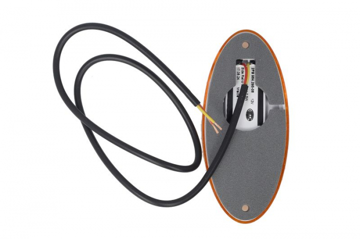 Lumina delimitare stanga/dreapta; galben; LED; inaltime 13; latime 102; adancime 45; surub/fixare orizontala; lungime cablu 500; 12V [2]