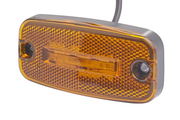 Lumina delimitare stanga/dreapta; galben; LED; inaltime 21; latime 111; adancime 51; surub/fixare orizontala; lungime cablu 500; 12V [3]