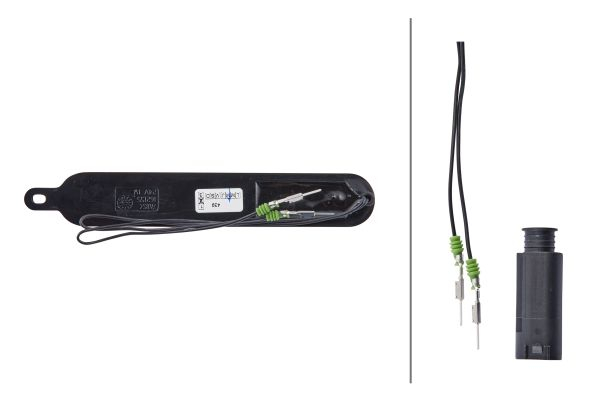 Lumina delimitare stanga/dreapta, galben, LED, inaltime 28mm; latime 135mm; adancime 23mm, surub/fixare orizontala, lungime cablu 250mm, fara prindere, 24V (conector: AMP, IP5K9K) [2]