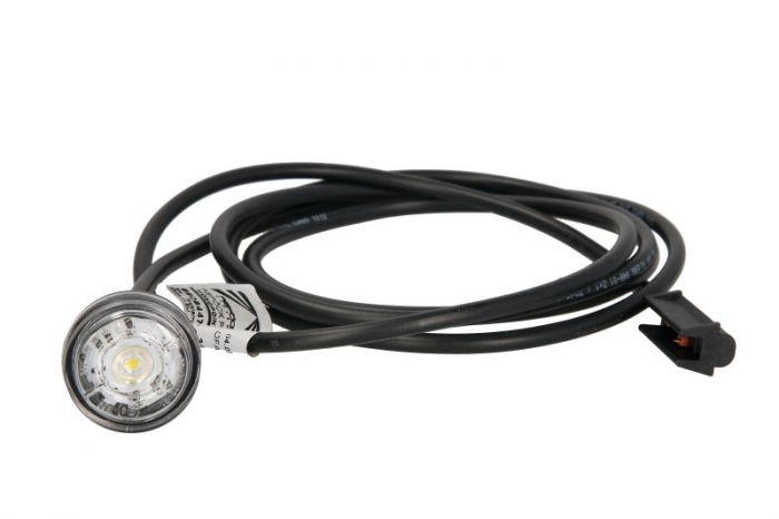 Lumina delimitare stanga dreapta; MONOPOINT II, alb, LED, inaltime 29mm; latime 38mm lungime cablu 1700mm, 12 24V (MONOPOINT II)