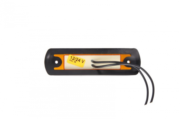 Lumina delimitare stanga/dreapta, portocaliu, LED, inaltime 31mm; latime 110mm; adancime 18,5mm lungime cablu 250mm, 12/24V [2]