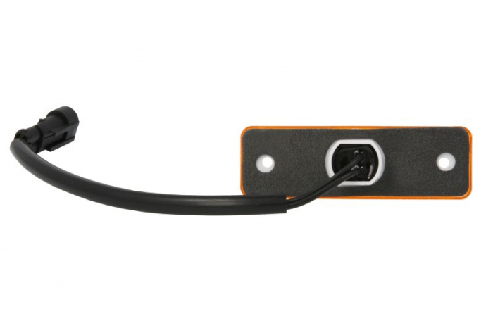 Lumina delimitare stanga/dreapta, portocaliu, LED, inaltime 38,5mm; latime 98mm; adancime 25mm fara prindere, 12/24V (conector: SUPERSEAL 2PIN) [2]