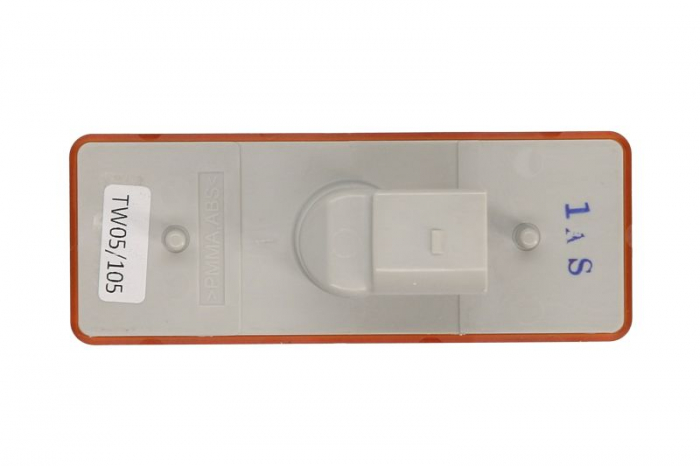 Lumina delimitare stanga/dreapta, portocaliu, LED, inaltime 45mm; latime 120mm 24V potrivit MERCEDES ACTROS, ACTROS MP2 / MP3, ACTROS MP4 / MP5 04.96- [2]