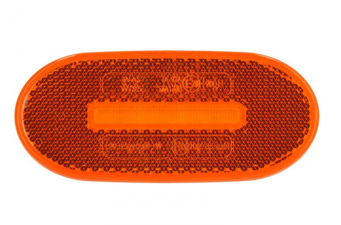 Lumina delimitare stanga dreapta, portocaliu, LED, inaltime 46,5mm; latime 106,5mm; adancime 7,8mm 12 24V potrivit MERCEDES SPRINTER 3,5-T (B906), SPRINTER 3-T (B906), SPRINTER 3-T (B910) 04.06-12.21