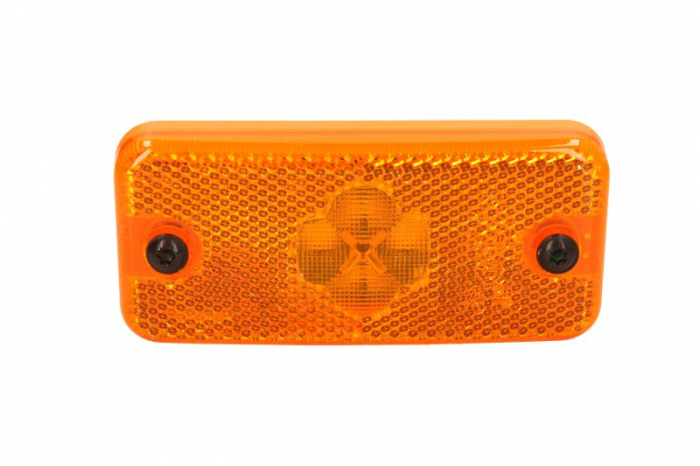 Lumina delimitare stanga dreapta, portocaliu, LED, inaltime 50mm; latime 110mm; adancime 18mm, 12 24V potrivit IVECO EUROCARGO I-III, STRALIS I, TRAKKER I 01.91-