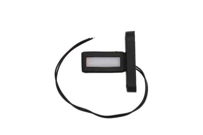 Lumina delimitare stanga/dreapta, portocaliu/rosu/alb, LED lungime cablu 240mm, brat scurt, 12/24V (tip: neon) [2]