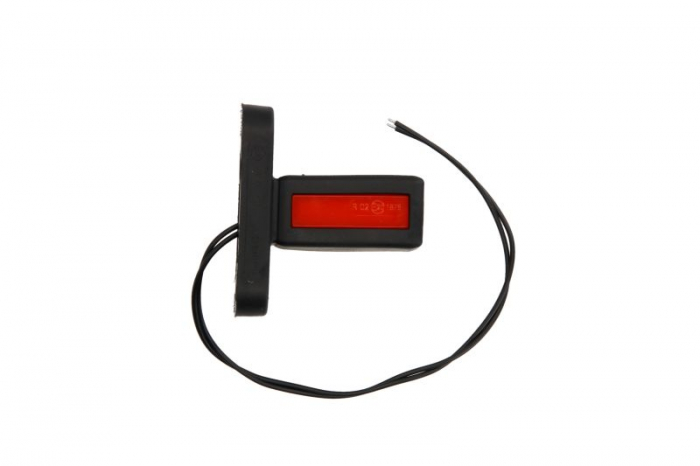 Lumina delimitare stanga dreapta, portocaliu rosu alb, LED lungime cablu 240mm, brat scurt, 12 24V (tip: neon)