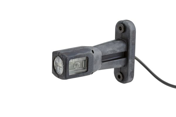 Lumina delimitare stanga dreapta, portocaliu rosu alb, LED lungime cablu 500mm, pe bratul mediu-lung, 12 24V (conector: EASYCONN, IP6K9K) potrivit SCANIA; SOLARIS