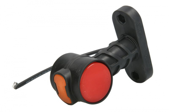 Lumina delimitare stanga/dreapta, portocaliu/rosu/alb, LED pe brațul mediu-lung, 12/24V potrivit ADR [3]