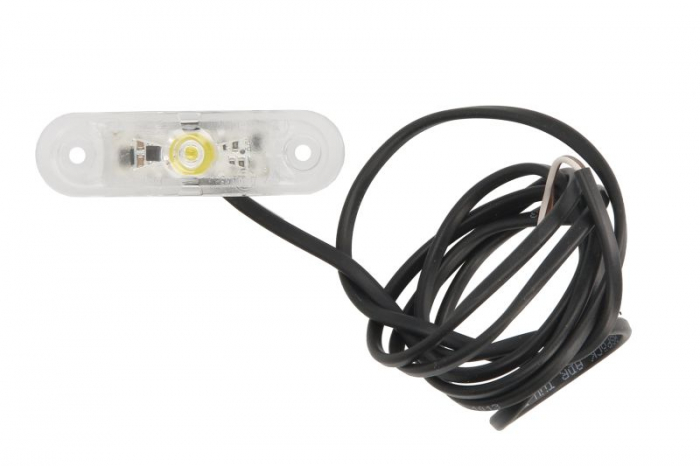 Lumina delimitare stanga dreapta; POSIPOINT II, alb, LED, inaltime 24,3mm; latime 81,4mm; adancime 20mm lungime cablu 1500mm, 12 24V (POSIPOINT II)