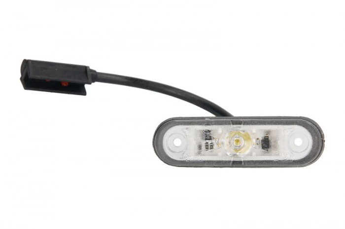 Lumina delimitare stanga dreapta; POSIPOINT II, alb, LED, inaltime 24,3mm; latime 81,4mm; adancime 20mm lungime cablu 150mm, 12 24V (POSIPOINT II)
