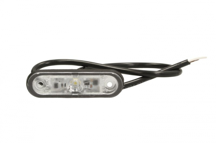 Lumina delimitare stanga dreapta; POSIPOINT II, alb, LED, inaltime 24,3mm; latime 81,4mm; adancime 20mm lungime cablu 500mm, 12 24V (POSIPOINT II)
