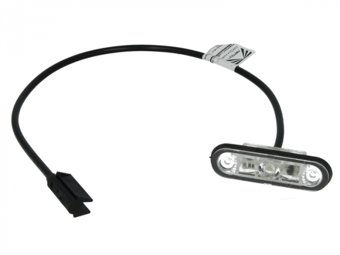 Lumina delimitare stanga dreapta; POSIPOINT II, alb, LED, inaltime 24,3mm; latime 81,4mm; adancime 20mm lungime cablu 500mm, 12 24V (POSIPOINT II)