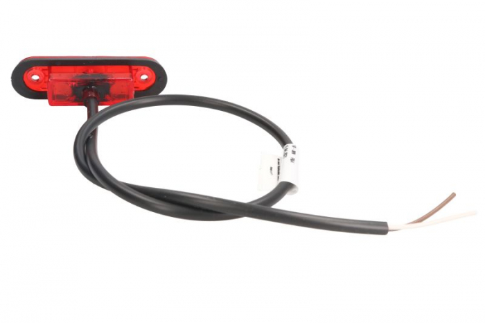 Lumina delimitare stanga/dreapta; POSIPOINT II, rosu, LED, inaltime 24,3mm; latime 81,4mm; adancime 20mm lungime cablu 500mm, 12/24V (POSIPOINT II) [2]