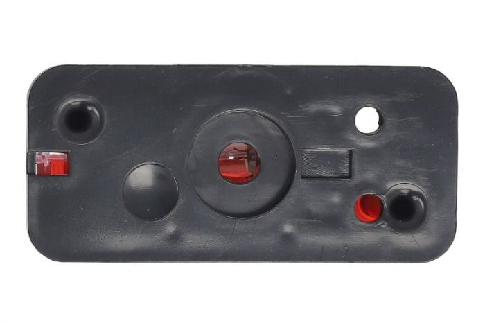 Lumina delimitare stanga/dreapta, rosu/alb, Halogen/T4W, inaltime 68mm; latime 42mm; adancime 37mm, potrivit NEOPLAN TRANSLINER; FENDT 1000, 500, 700, 800, 900; JOHN DEERE 6000 dupa 1990 24V [2]