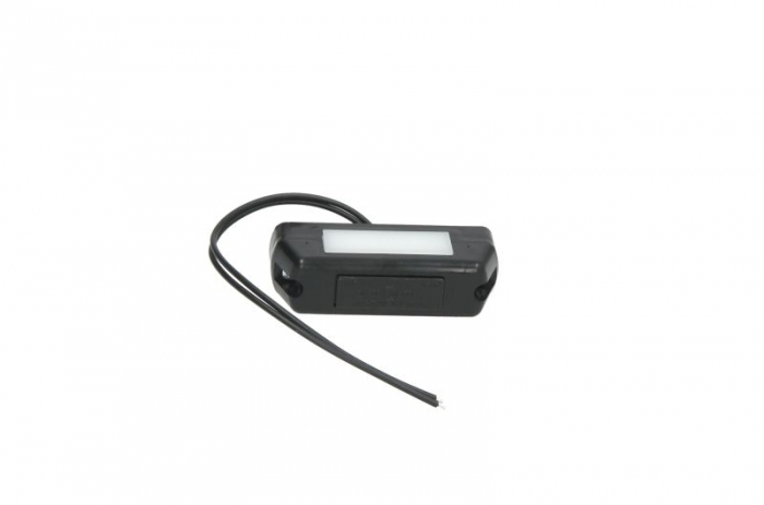 Lumina delimitare stanga dreapta, rosu alb, LED, inaltime 105mm; latime 28mm; adancime 34mm lungime cablu 210mm, fara prindere, 12 24V