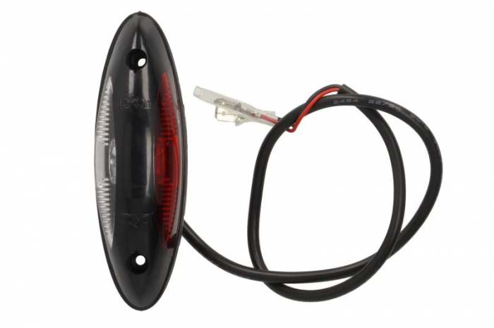 Lumina delimitare stanga dreapta, rosu alb, LED, inaltime 125mm; latime 39mm; adancime 32mm lungime cablu 500mm, fara prindere, 24V