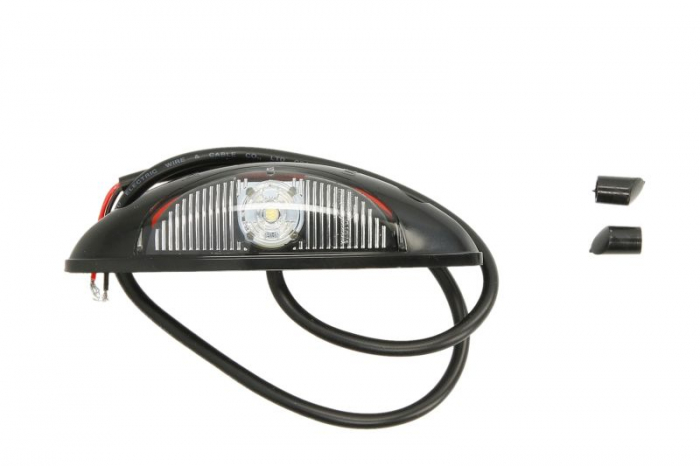 Lumina delimitare stanga dreapta, rosu alb, LED, inaltime 125mm; latime 39mm; adancime 32mm lungime cablu 500mm, fara prindere, 9 32V