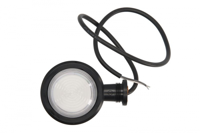 Lumina delimitare stanga/dreapta, rosu/alb, LED, inaltime 79mm; latime 87,6mm; adancime 106mm lungime cablu 600mm, brat scurt, 12/24V (tip: neon) [3]