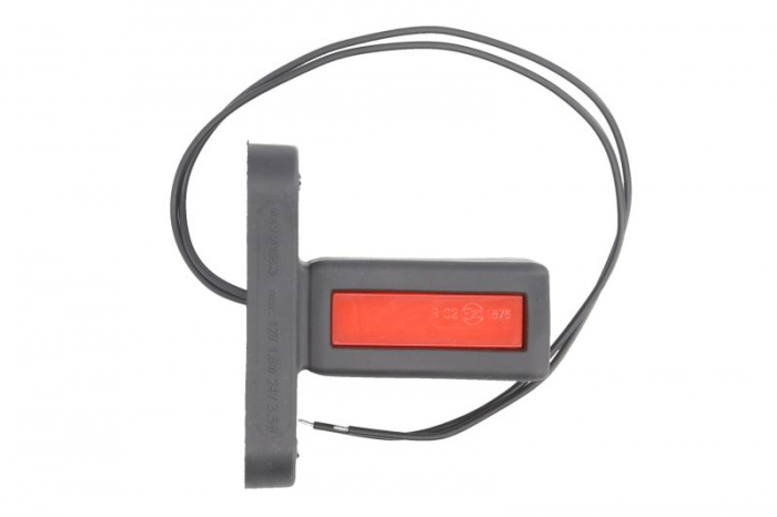 Lumina delimitare stanga dreapta, rosu alb, LED lungime cablu 240mm, brat scurt, 12 24V (tip: neon)